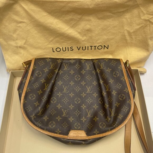 Louis Vuitton Menilmontant MM Crossbody Shoulder Bag Monogram Brown - Picture 2 of 7